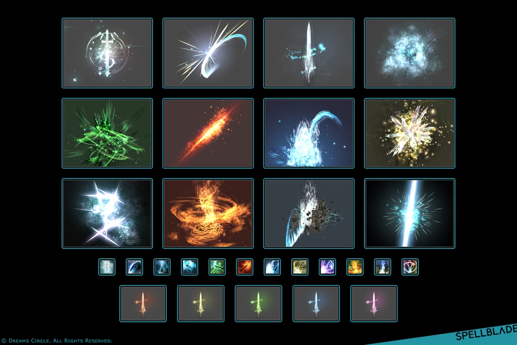 エフェクト素材集:EVFX魔法剣士