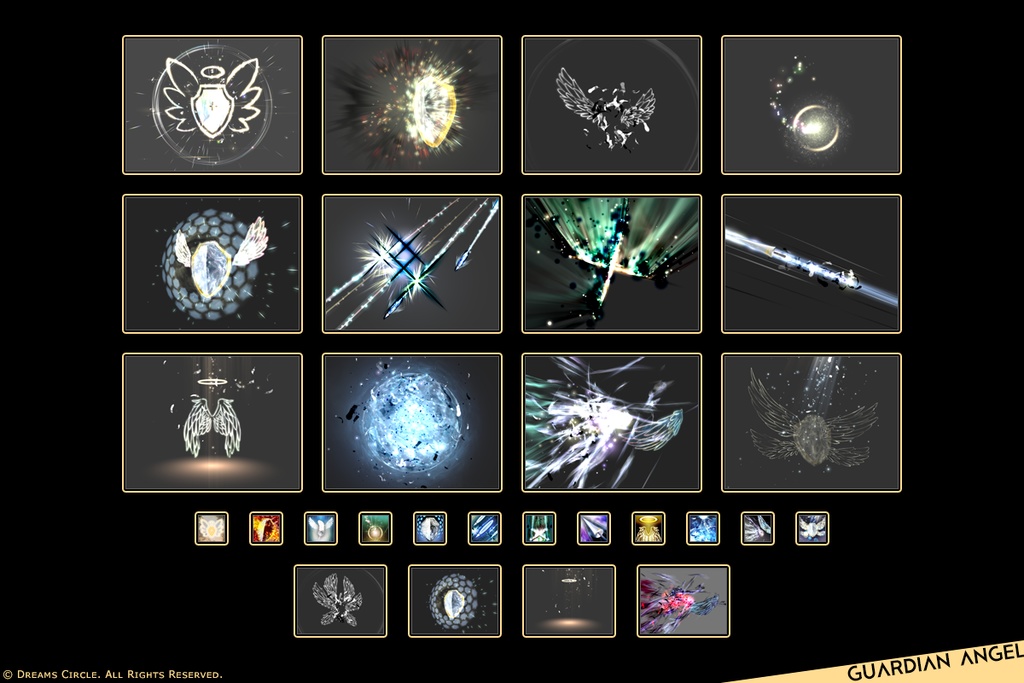 エフェクト素材集:EVFX守護天使