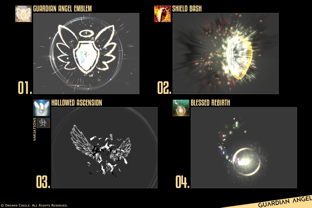 エフェクト素材集:EVFX守護天使