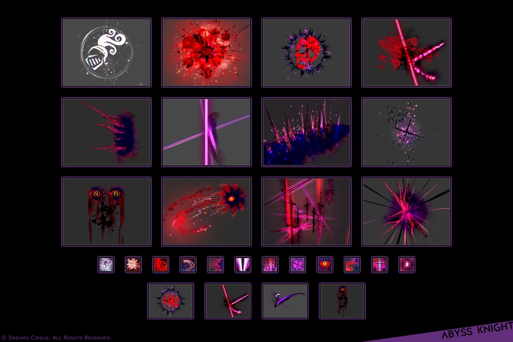 エフェクト素材集:EVFX深淵騎士