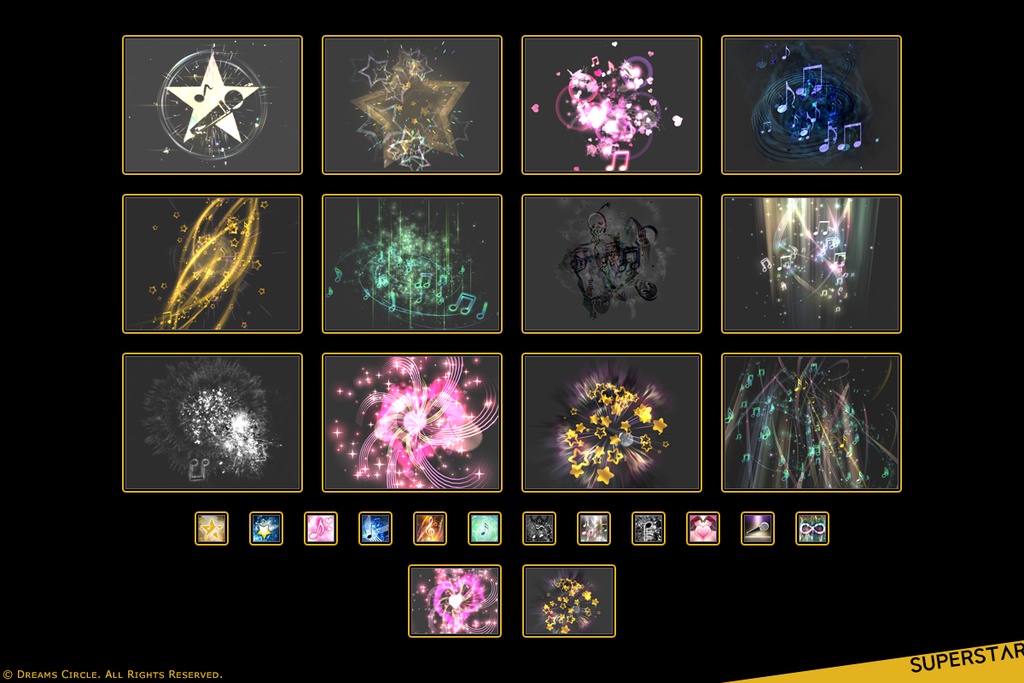 エフェクト素材集:EVFXスーパースター
