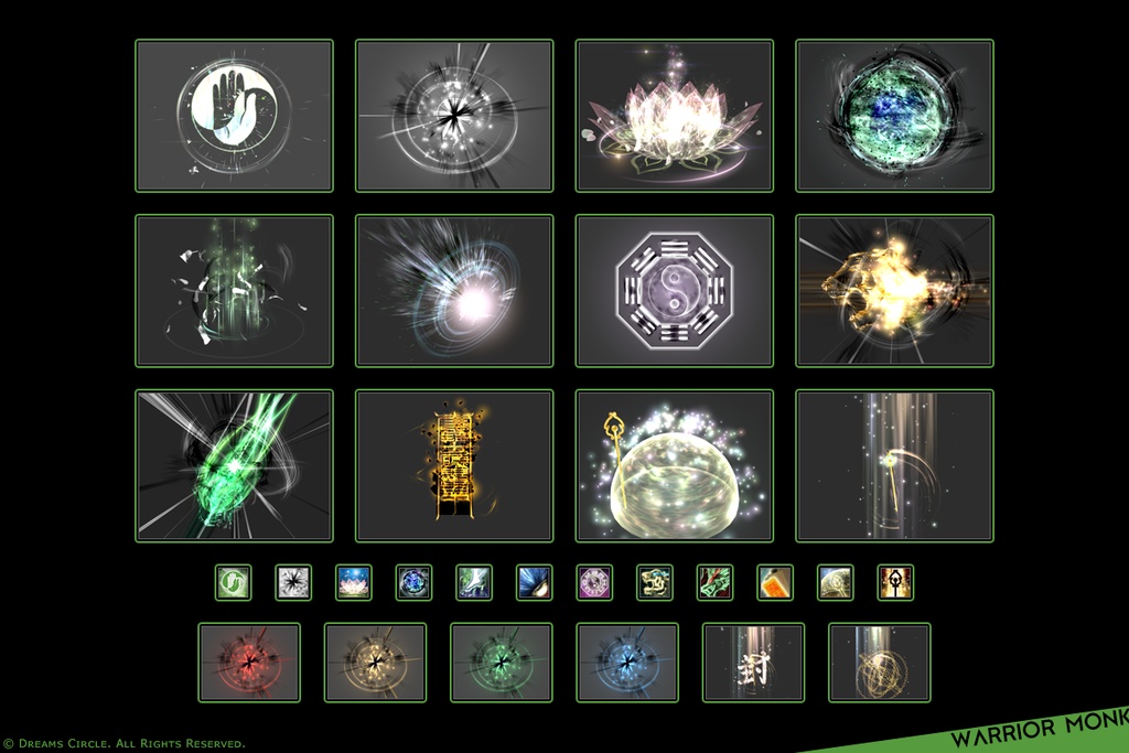 エフェクト素材集:EVFX武僧