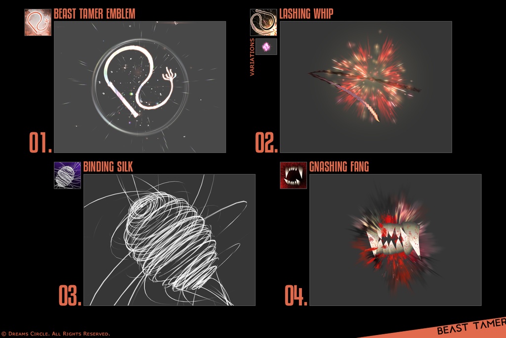 エフェクト素材集:EVFX魔獣士