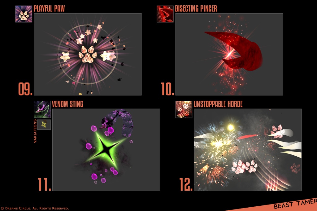 エフェクト素材集:EVFX魔獣士