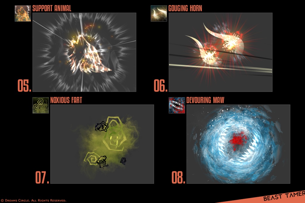 エフェクト素材集:EVFX魔獣士