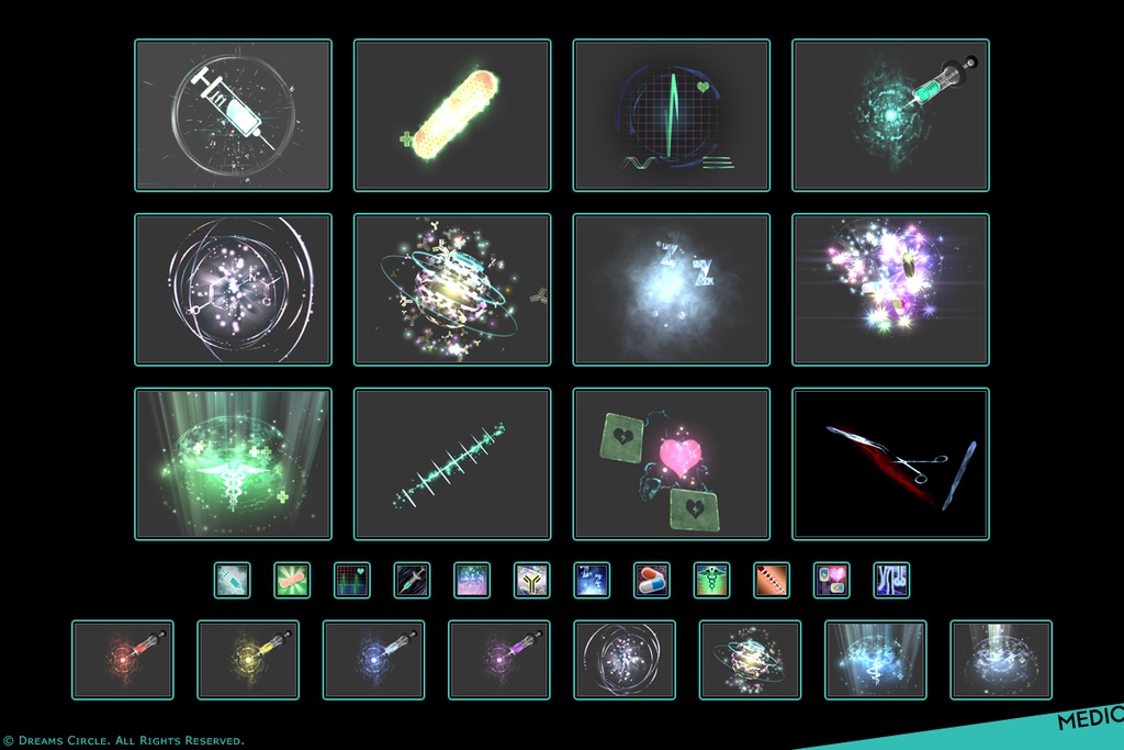 エフェクト素材集:EVFXメディック