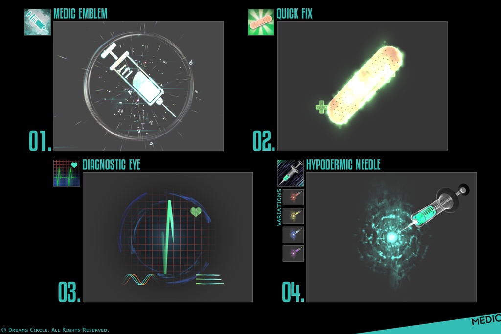 エフェクト素材集:EVFXメディック
