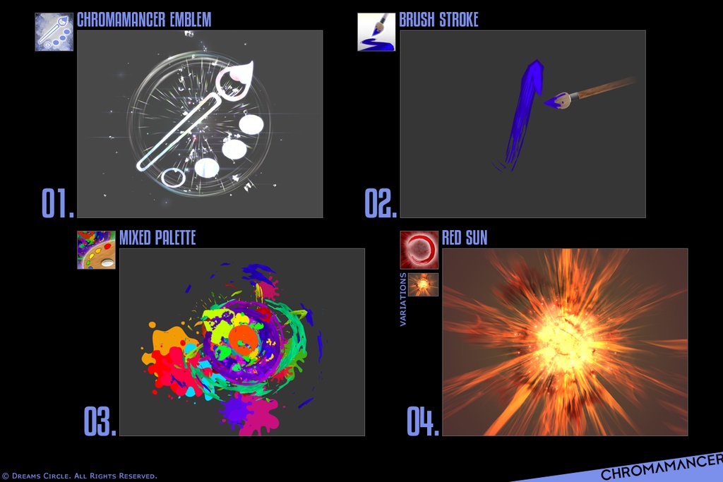 エフェクト素材集:EVFX彩術師