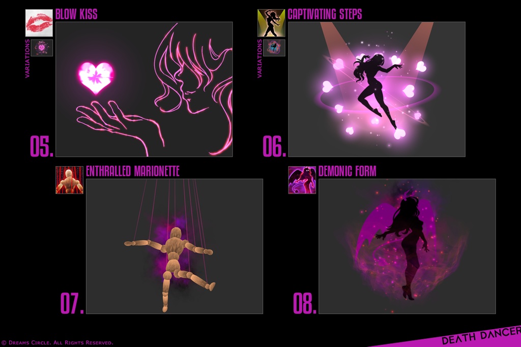 エフェクト素材集:EVFXデスダンサー