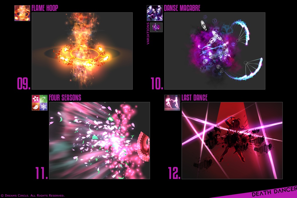 エフェクト素材集:EVFXデスダンサー