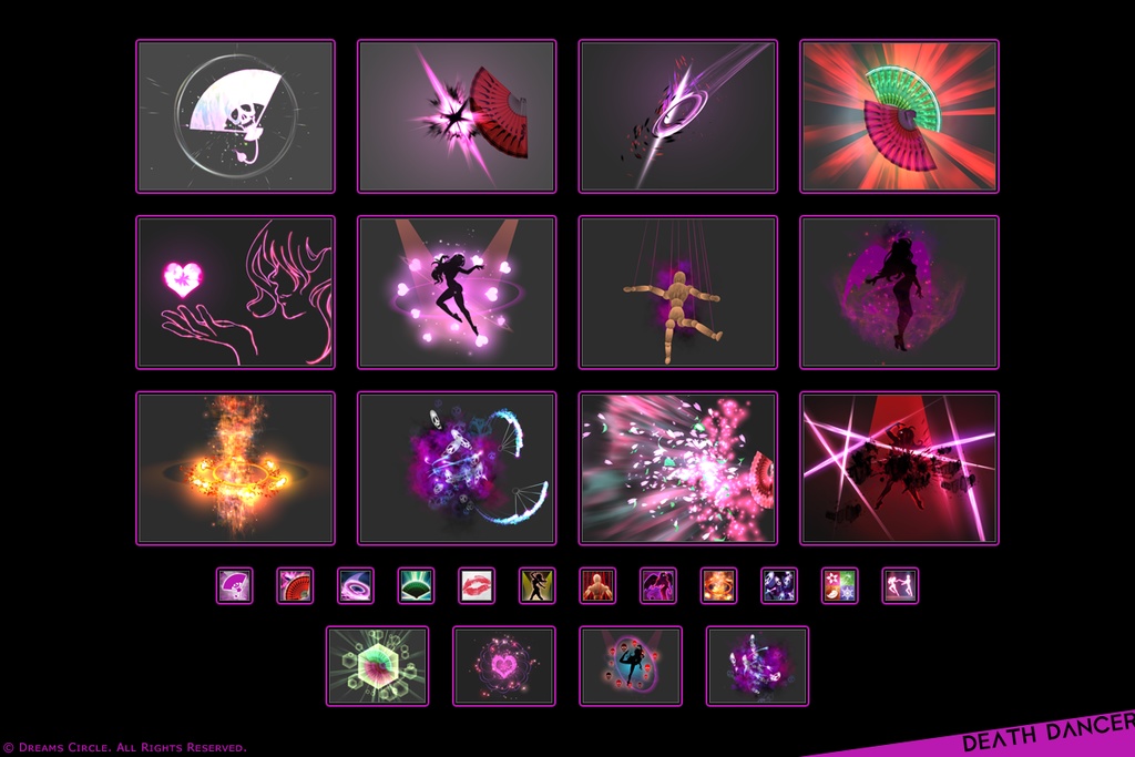 エフェクト素材集:EVFXデスダンサー