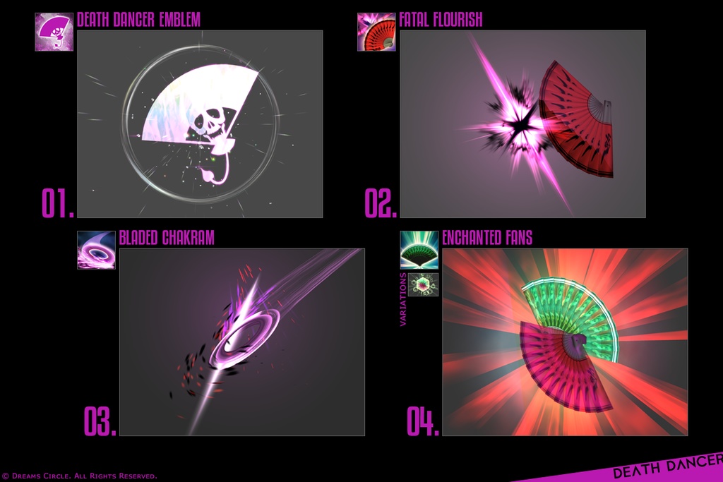 エフェクト素材集:EVFXデスダンサー