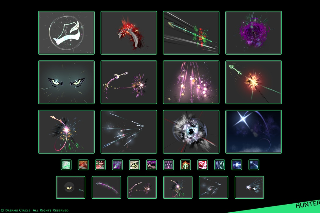 エフェクト素材集:EVFX狩人