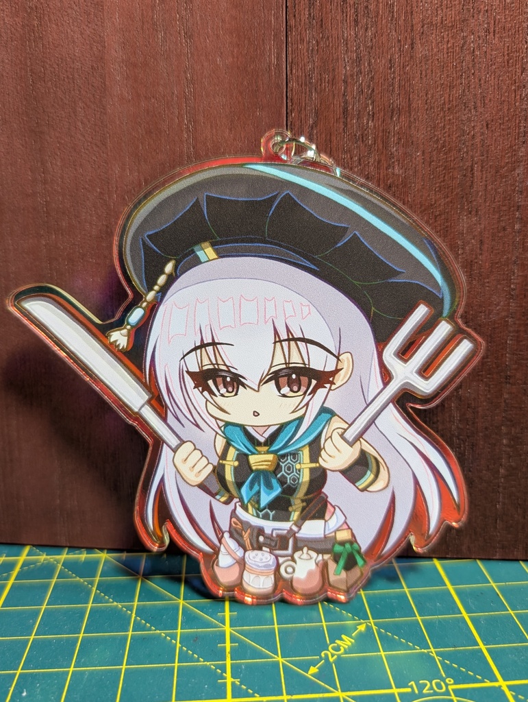 食仙人のあさんオーロラキーホルダー