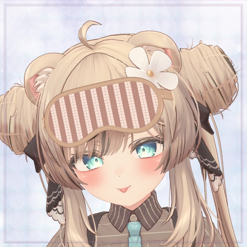 【VRC想定】PixelEyeMask/ピクセルアイマスク【MA対応】