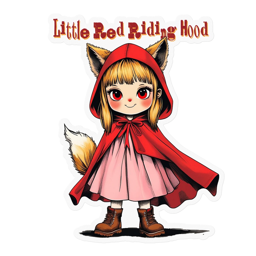 【ステッカー】Little Red Riding Hood