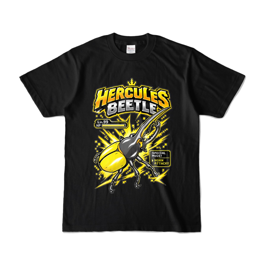【Tシャツ】ヘラクレス ゲーム風Tシャツ 黒
