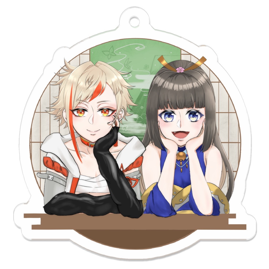 紅弥蝶×大和なる/コラボアクキー