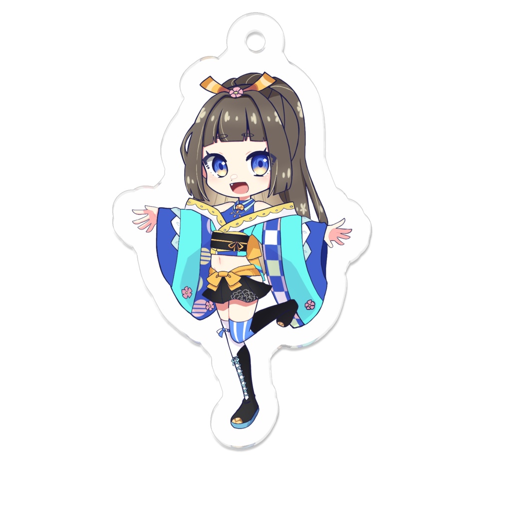 大和なるデフォルメアクキー!!(illustration by 想生つのり)