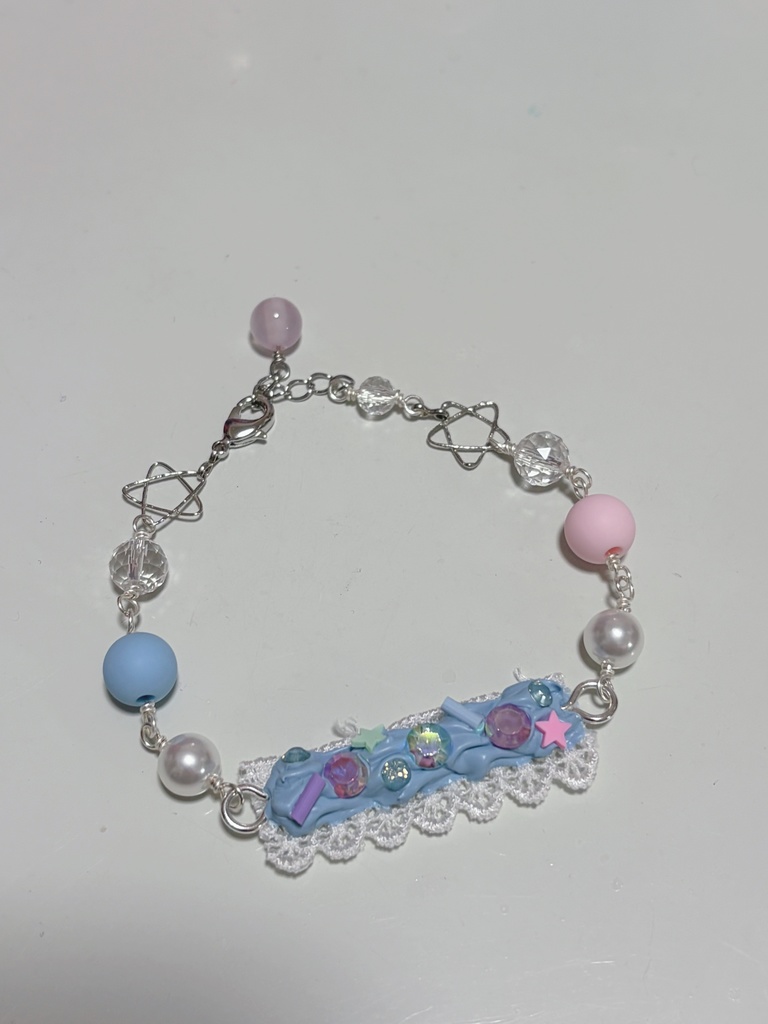 ホイップチョーカー水色A