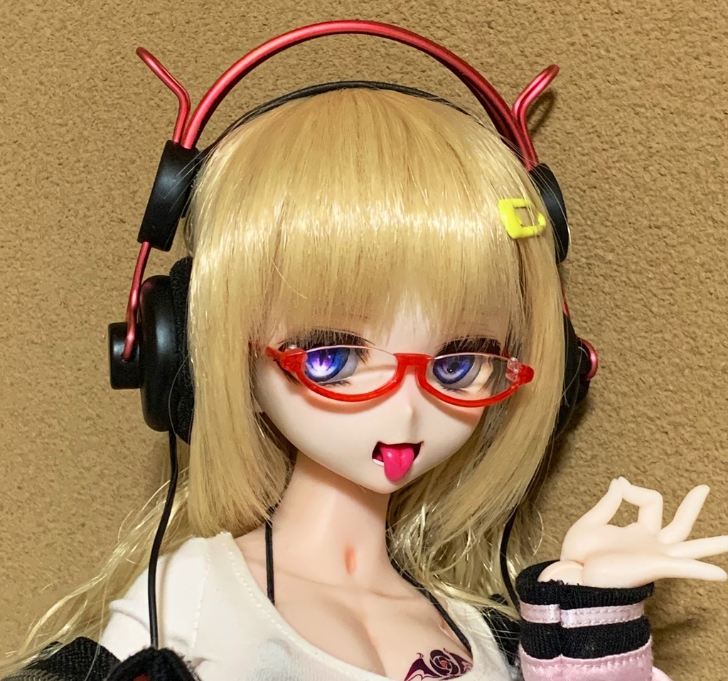 1/3 サイズドール用実用品ヘッドホン