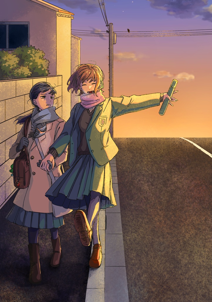 ポストカードセット(隣人を愛せだとか・夕暮れの君)