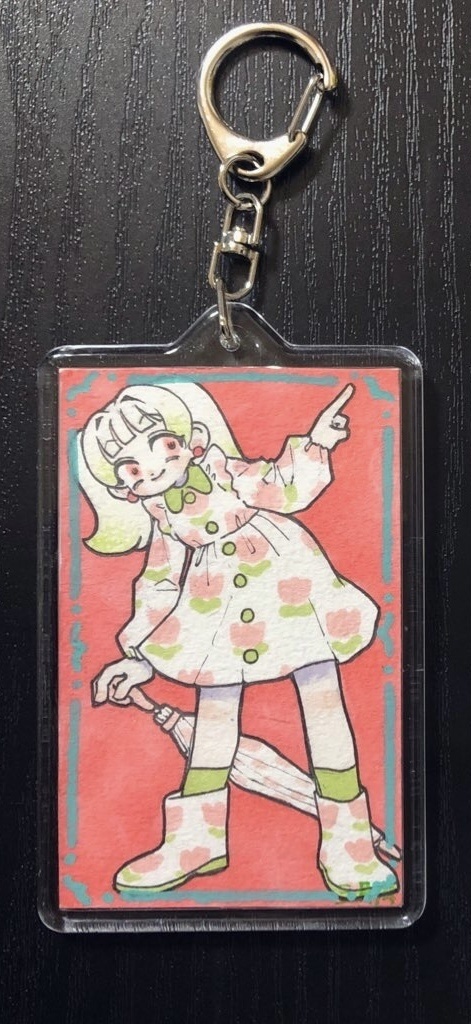 原画キーホルダー『チューリップ』