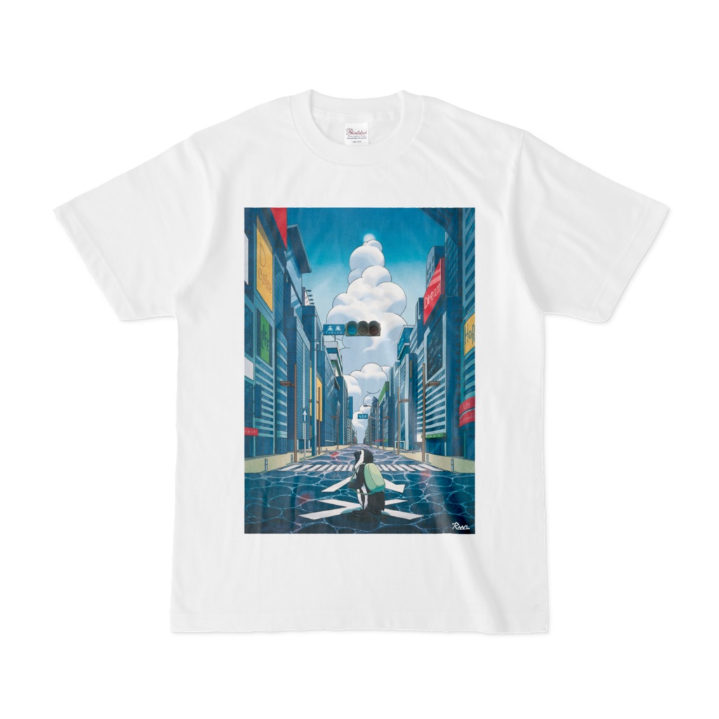 街ペンイラスト~未来~Tシャツ