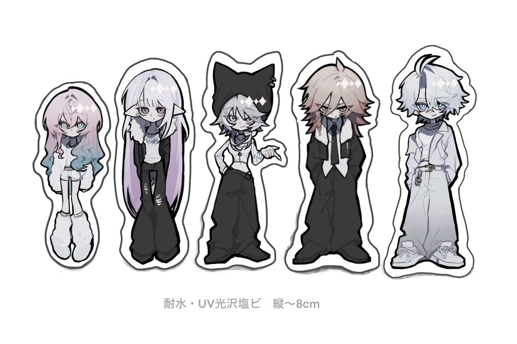 ステッカー 5人セット