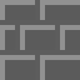 【ゲーム素材/ドット絵】レトロなレンガ壁3点セット(赤茶・石壁・苔むした壁)