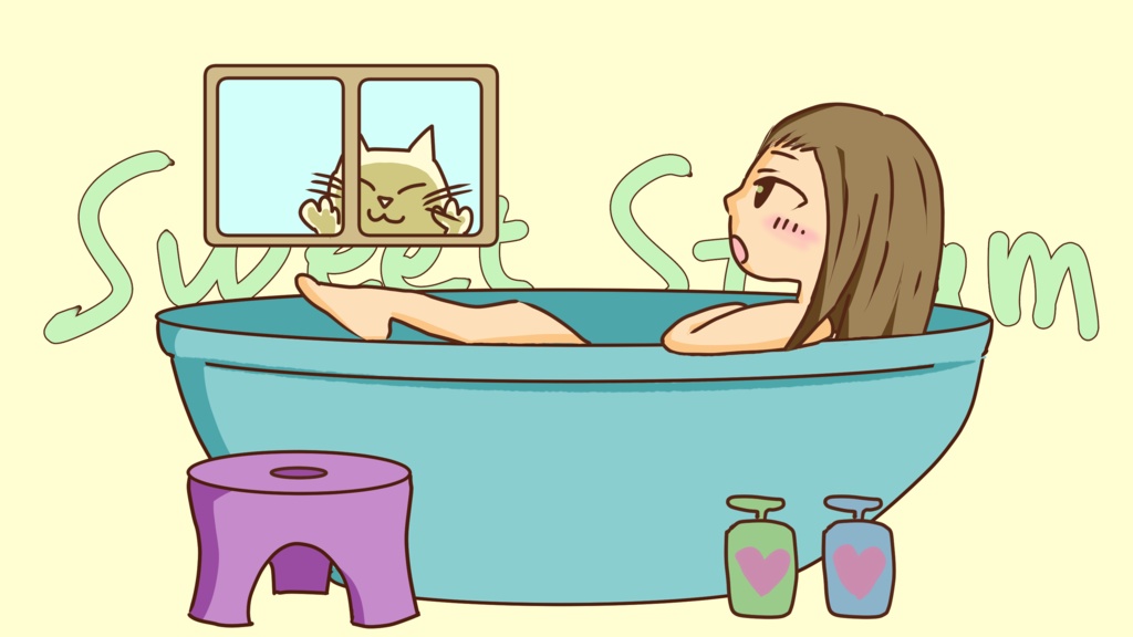 【フリーBGM】sweet steam【のんびり/ゆったり/ギター】