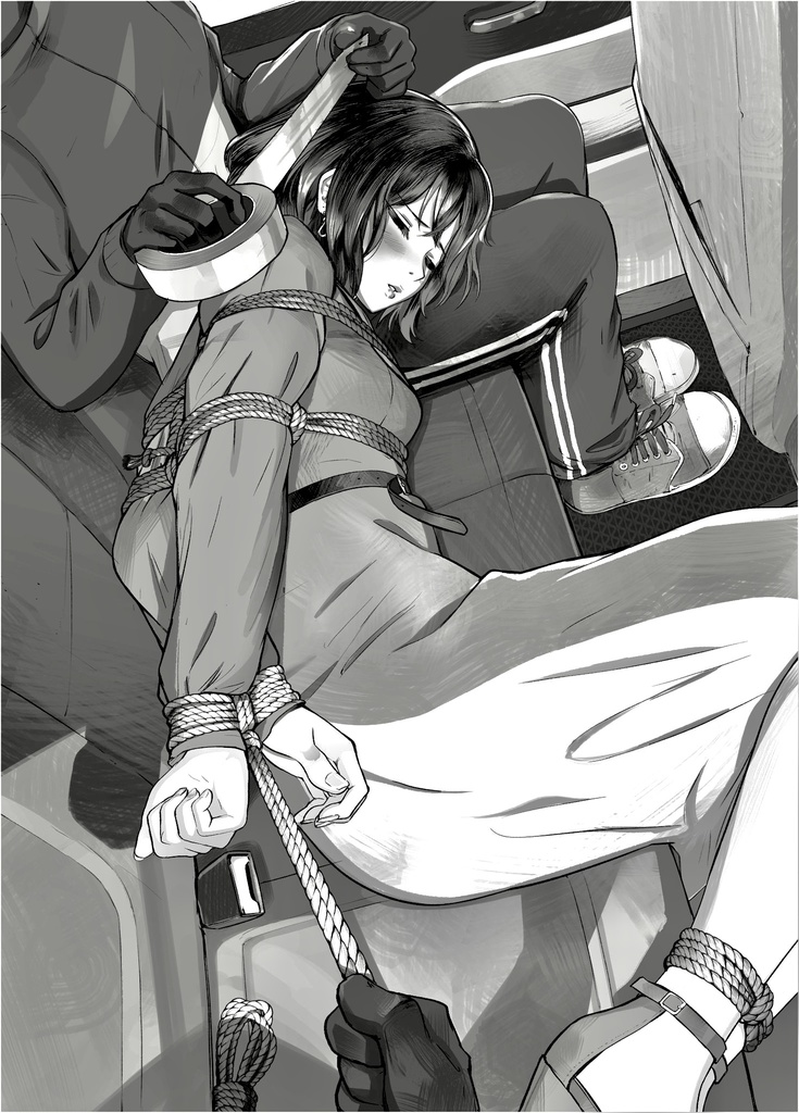 【緊縛】捕縛された女たち イラスト集