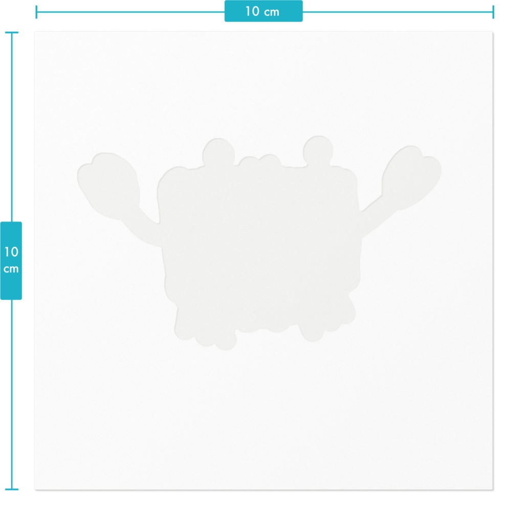 けがにぱんつのステッカー