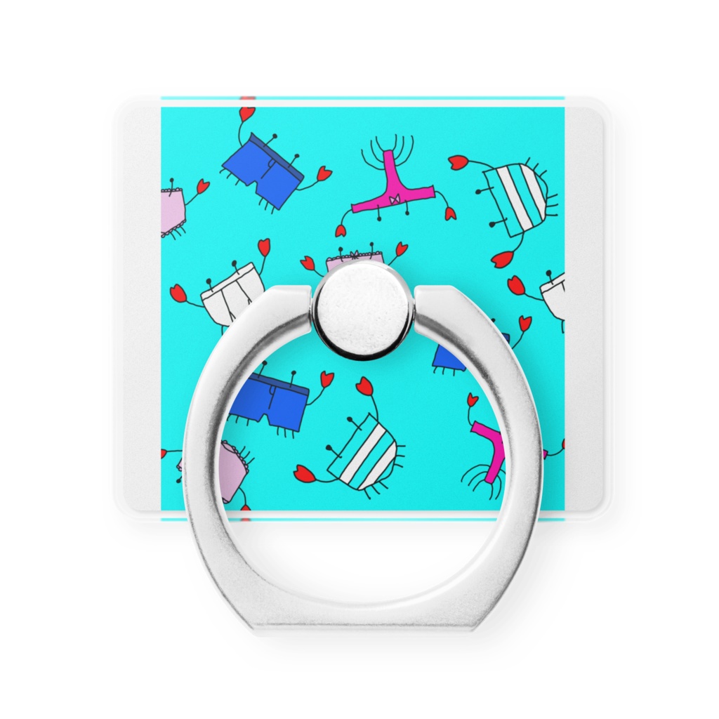 けがにぱんつ大集合スマホリング