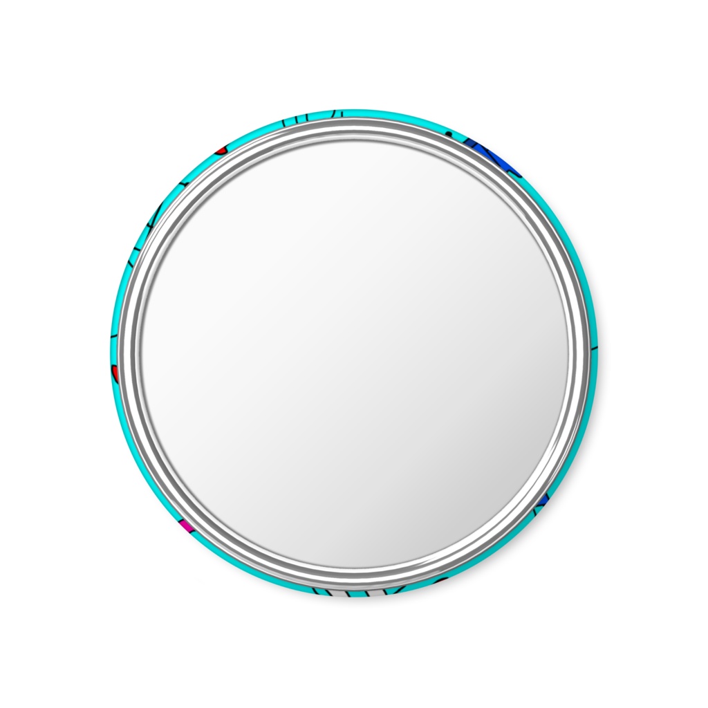 けがにぱんつ大集合缶ミラー