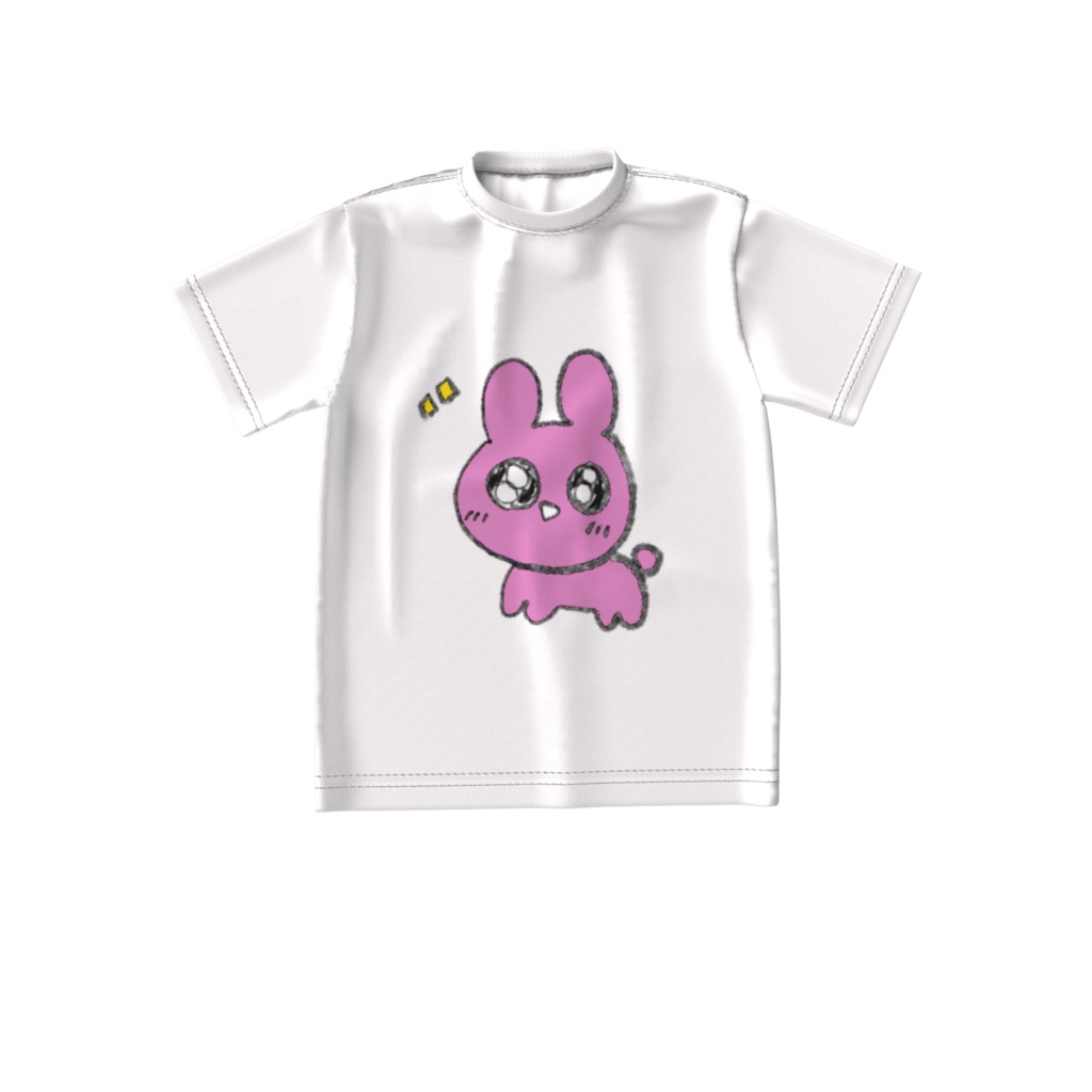 キラキラうさちゃんTシャツ