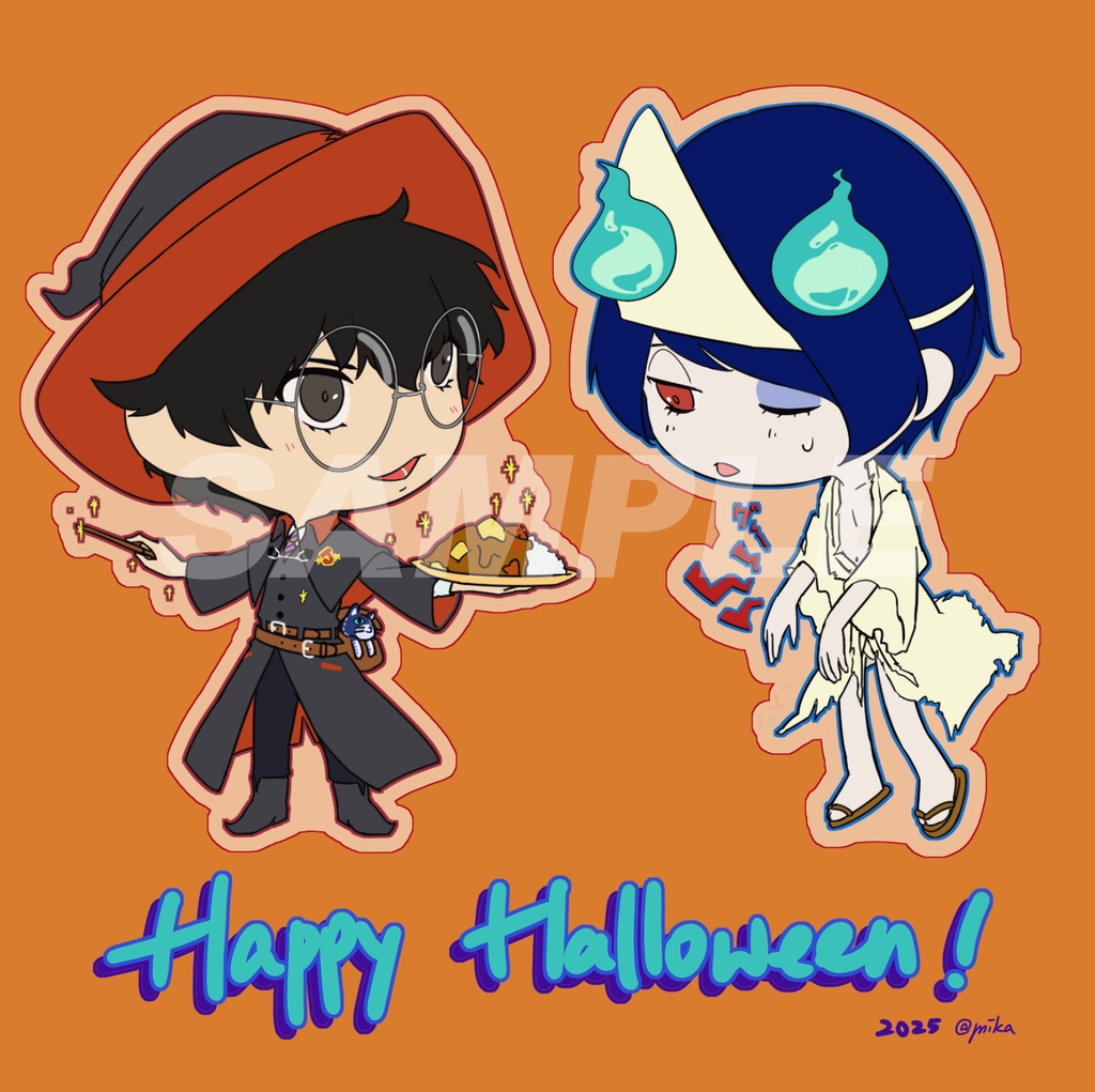 ペルソナ５ハロウィンコスチューム　アクリルキーホルダー