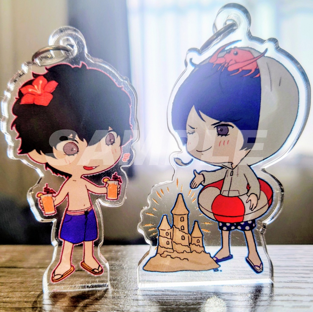 ペルソナ5水着 アクリルキーホルダー