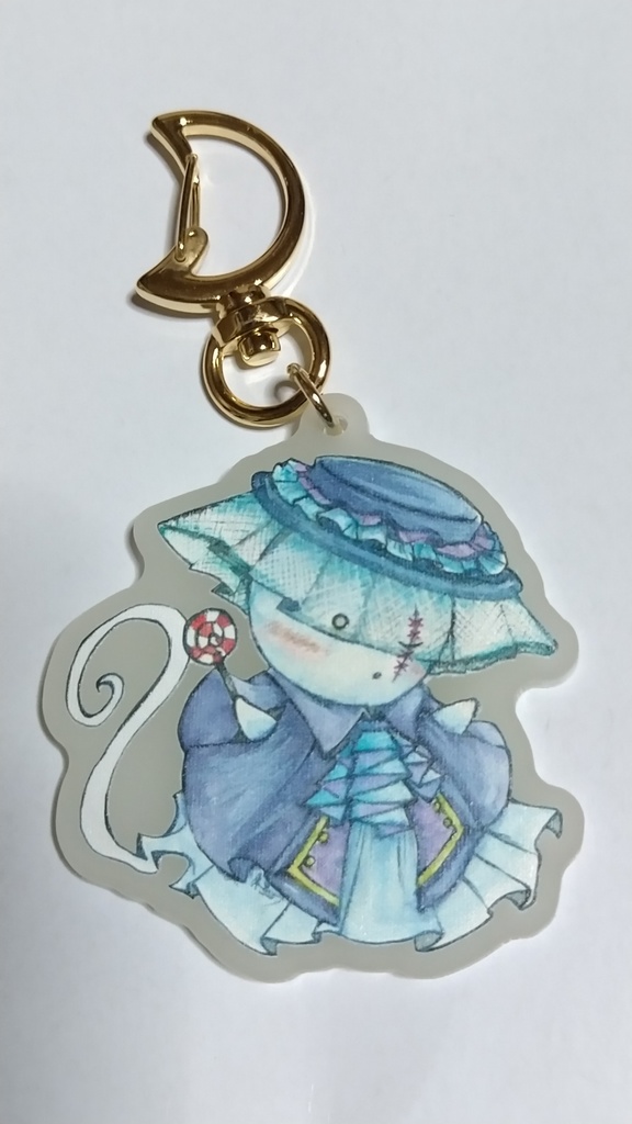 アクリルキーホルダー(畜光おばけ)