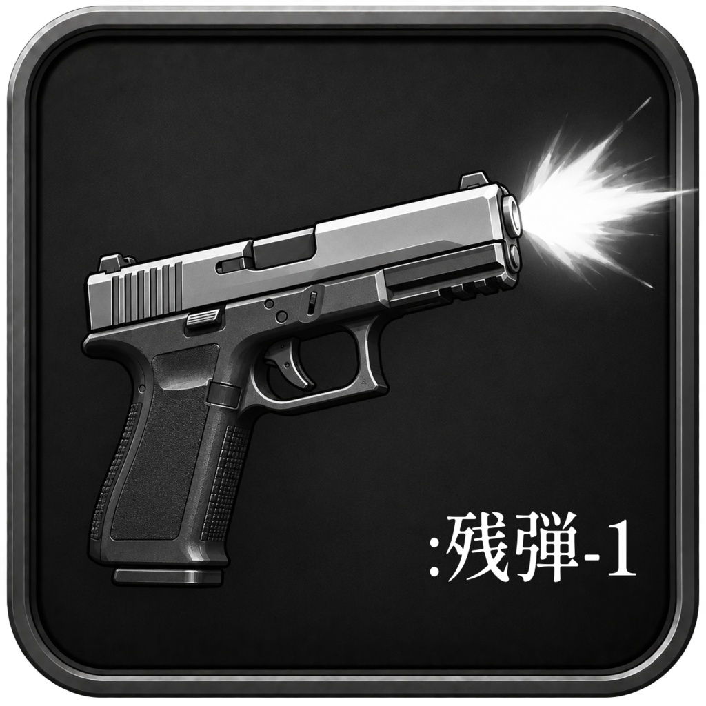 【無料ルームZIP】銃弾管理用｜クリックアクション素材