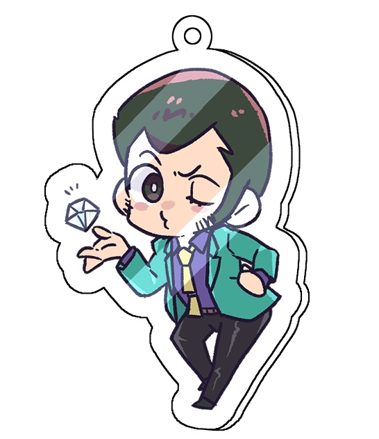 繋がるアクリルキーホルダー