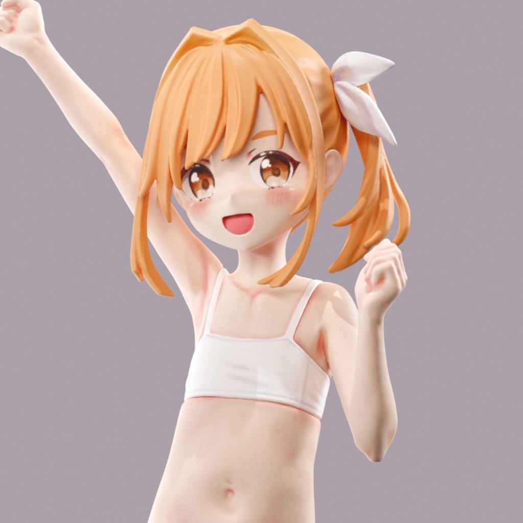 #04 素体 1/6 スケールフィギュア用 3Dモデル