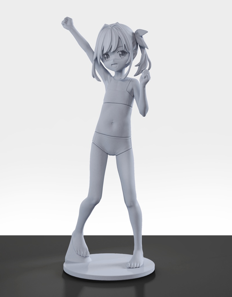 #04 素体 1/6 スケールフィギュア用 3Dモデル