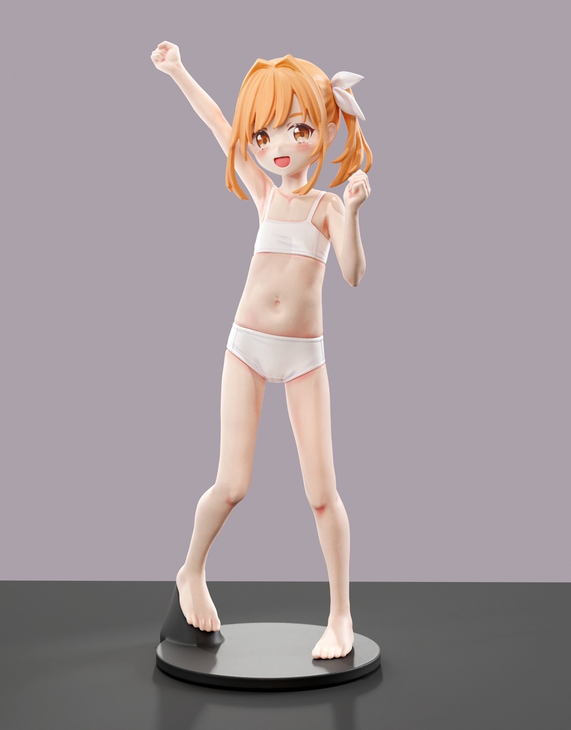 #04 素体 1/6 スケールフィギュア用 3Dモデル