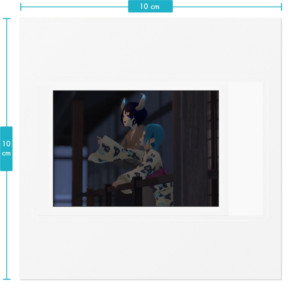 思い出ステッカー「花火」