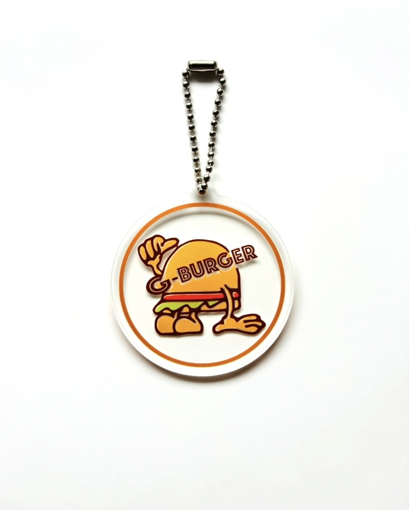 レトロ　クリアキーホルダー