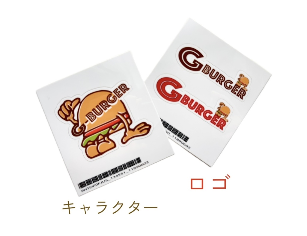 カットステッカー 2枚セット（キャラクター＋ロゴ）