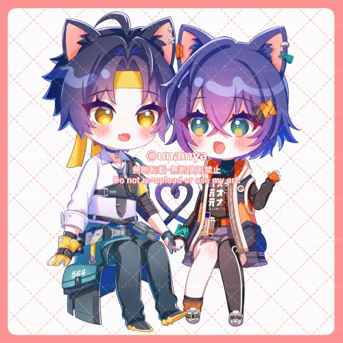 【悠リン】おすわり猫アクスタ