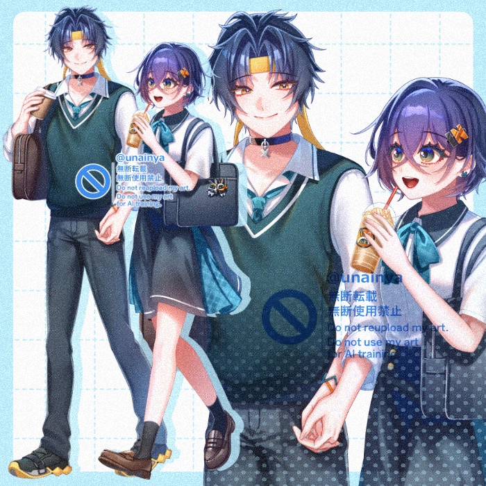 【悠リン】学パロアクリルスタンド