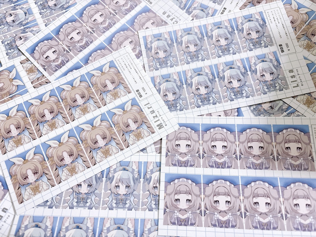 証明写真風ポストカード